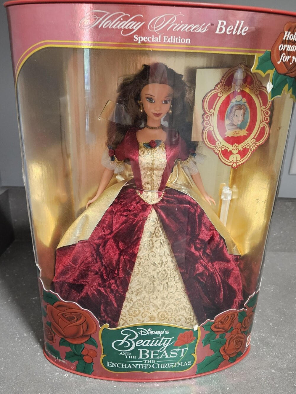Vintage (1997) Special Edition Holiday Princess Belle Doll. #16710. New .
